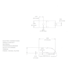 Load image into Gallery viewer, Single Leaf Leaf Spring Battery Contact (Pack of 4)
